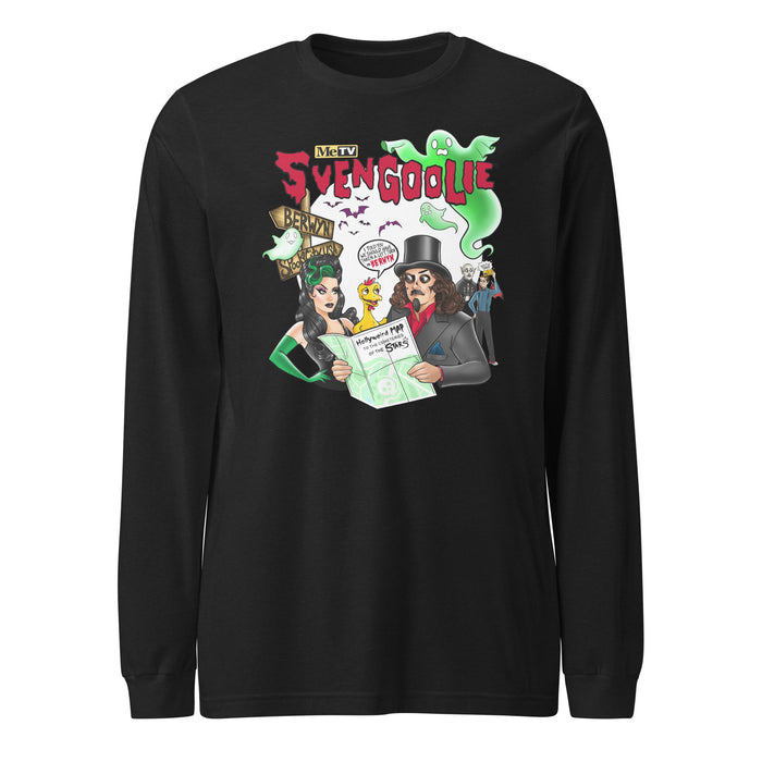 "Svengoolie's Stumped" Svengoolie® Long-sleeve Shirt by Becca Whitaker (2026 Series)