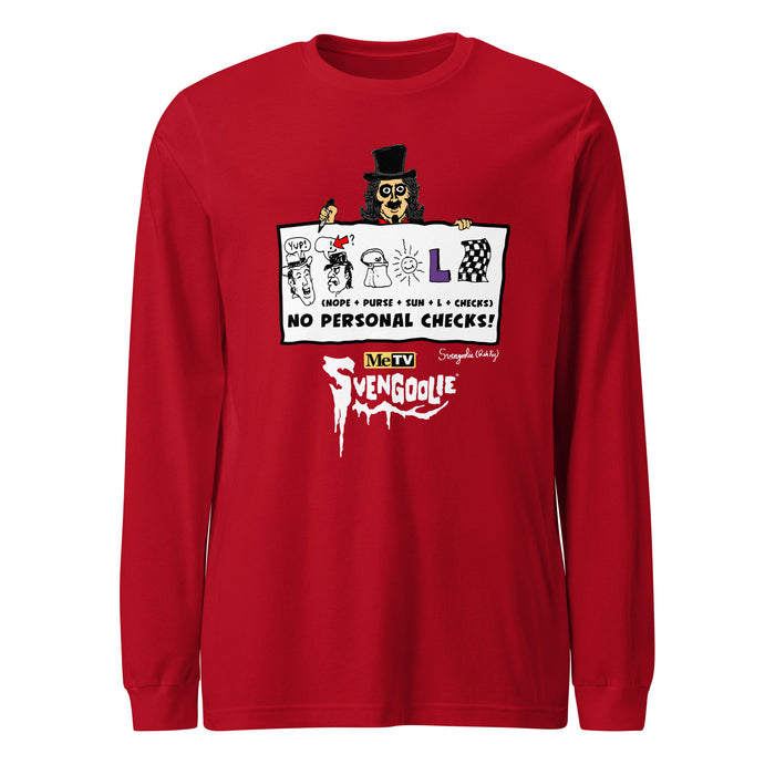 "Too Drawn Out" Svengoolie® Long-sleeve Shirt by Rich Koz