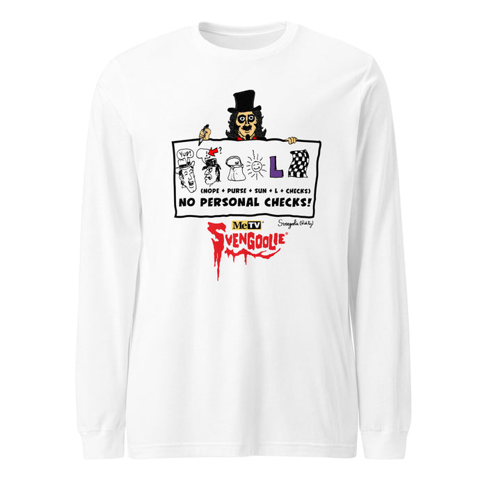 "Too Drawn Out" Svengoolie® Long-sleeve Shirt by Rich Koz