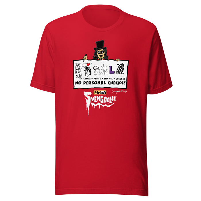 "Too Drawn Out" Svengoolie® T-Shirt by Rich Koz