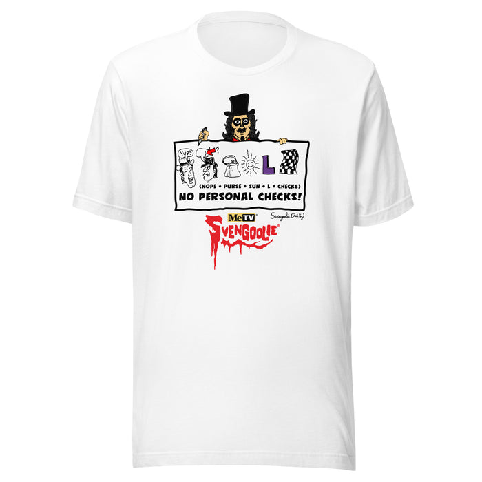 "Too Drawn Out" Svengoolie® T-Shirt by Rich Koz