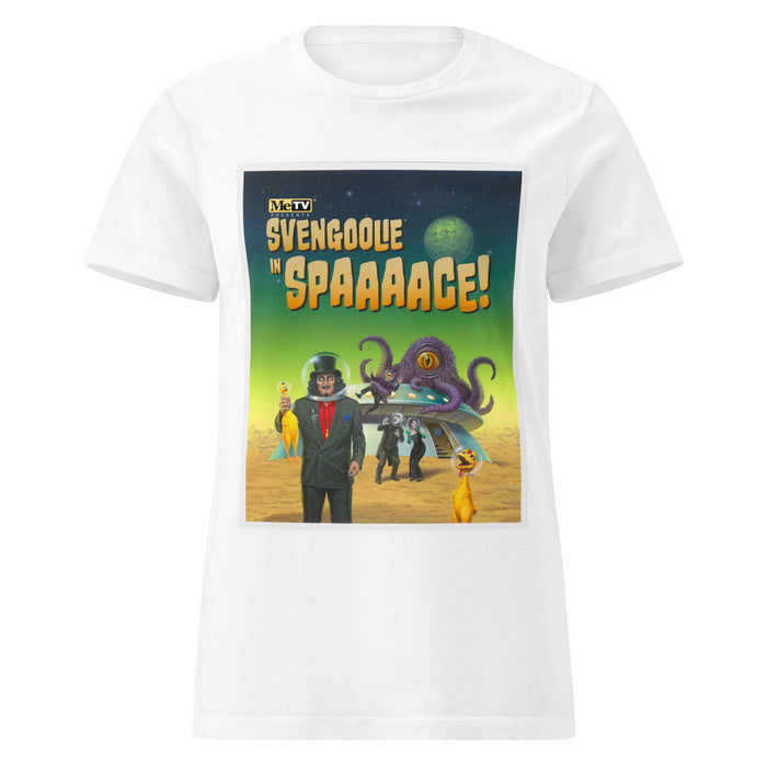 "Svengoolie in Spaaaace" Svengoolie®T-Shirt by Chris White (2026 Series)