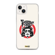 Cream iPhone case featuring the Svengoolie face logo with the text 'Svengoolie' in black above a red circle, with a small MeTV logo at the bottom.