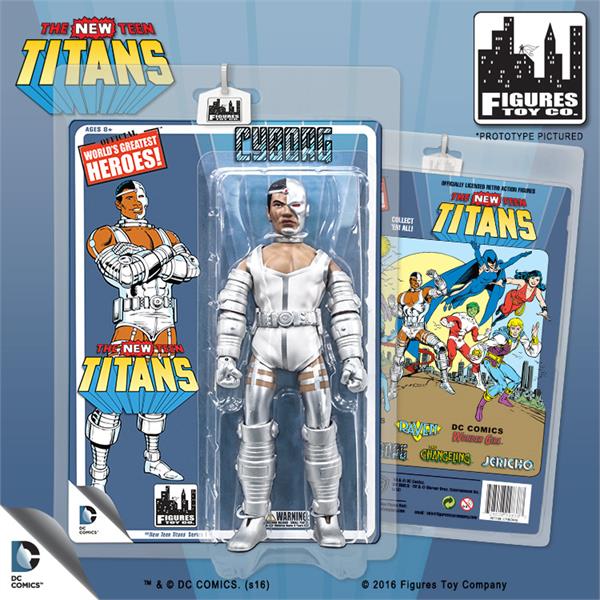 The New Teen Titans Retro 8 Inch Action Figures Series 1: Cyborg