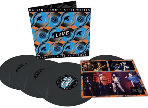 Steel Wheels Live: Atlantic City New Jersey (4LP Black 180gm Vinyl) (Vinyl) - The Rolling Stones