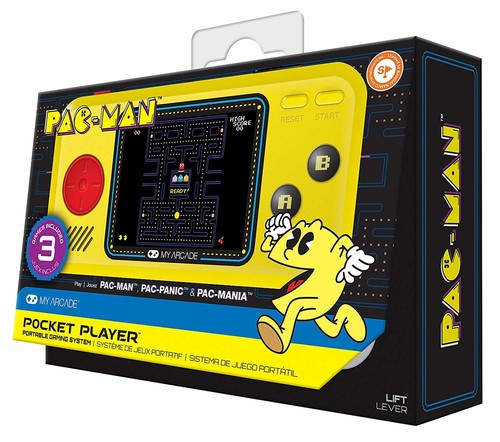 My Arcade DGUNL-3227 Pac-Man Pocket Player Portable Handheld Game System product image