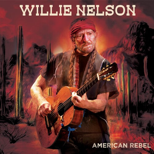 American Rebel - RED MARBLE (Vinyl) - Willie Nelson