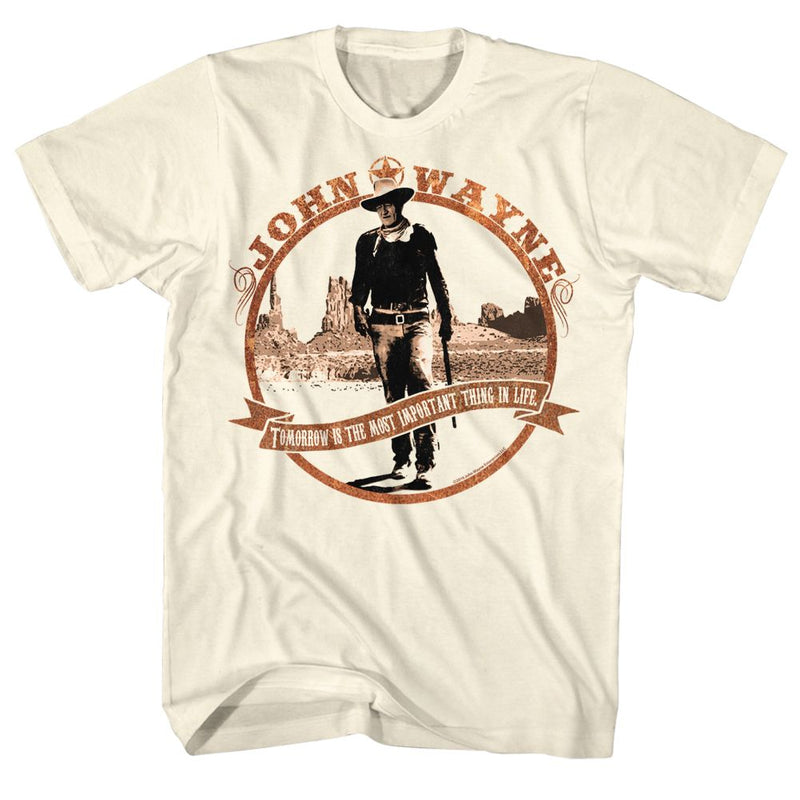 T-Shirt featuring design named John Wayne - Tomorrow Is