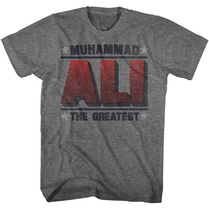 T-Shirt featuring design named Muhammad Ali - Greatest (Faded)