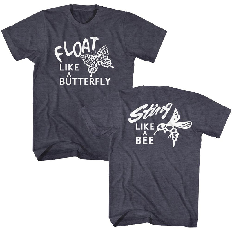 T-Shirt featuring design named Muhammad Ali -Float & Sting (Front & Back)