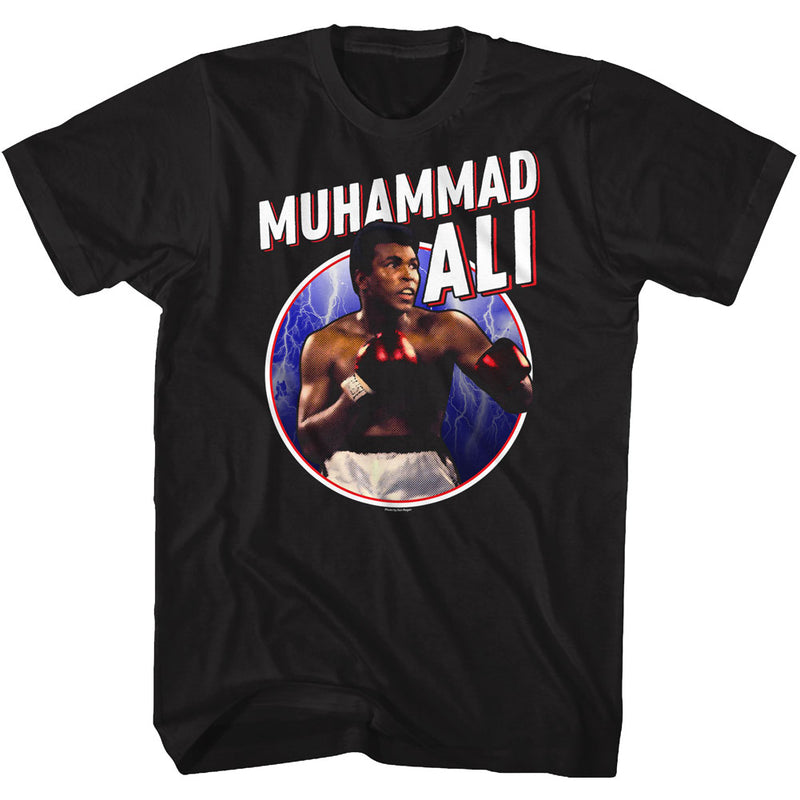 T-Shirt featuring design named Muhammad Ali - Lightning & Thunder Circle