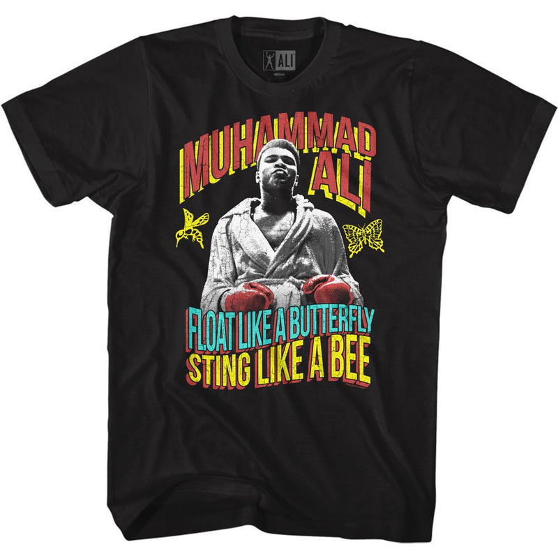 T-Shirt featuring design named Muhammad Ali - Float & Sting Tricolor