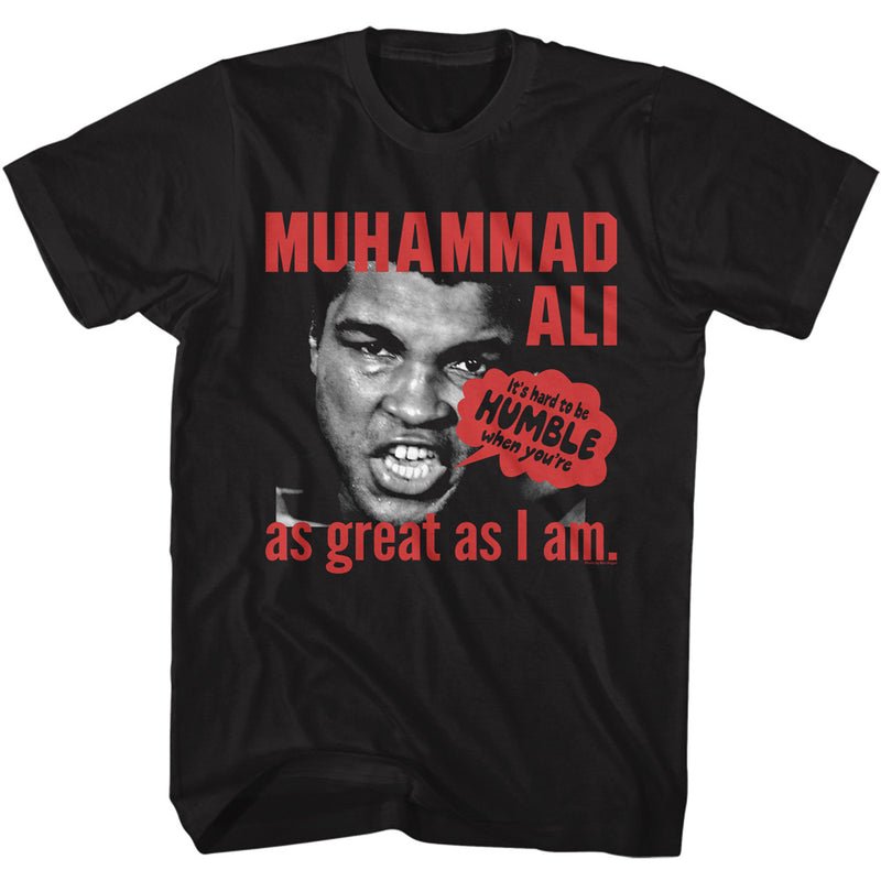 T-Shirt featuring design named Muhammad Ali - Hard to Be Humble
