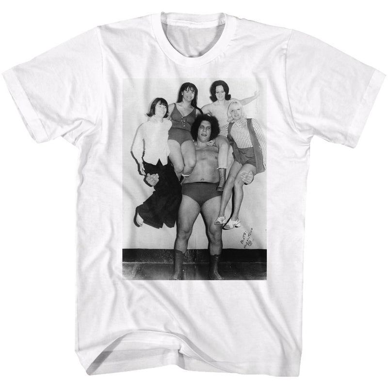T-Shirt featuring design named Andre the Giant - Ladies Left and Right