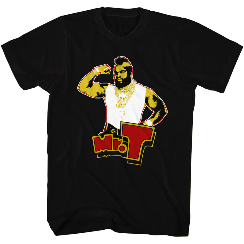 T-Shirt featuring design named Mr. T - T Flexing