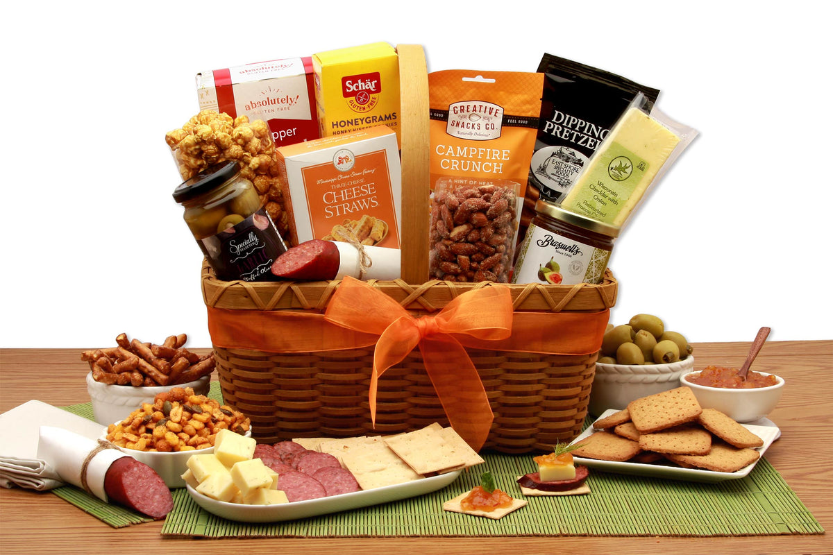Gourmet Picnic Basket Gift Basket — MeTV Mall