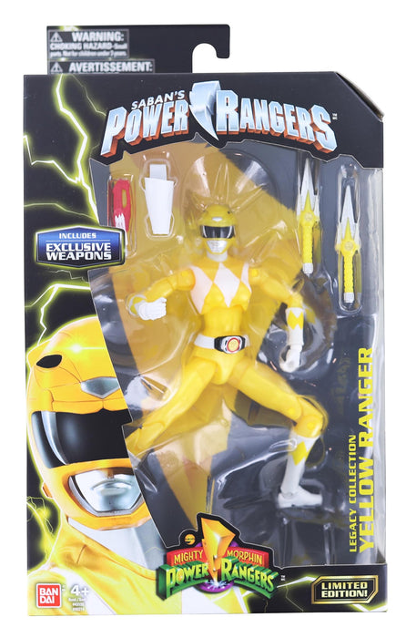 Power Rangers Legacy Collection 6.5 Inch Action Figure | Yellow Ranger