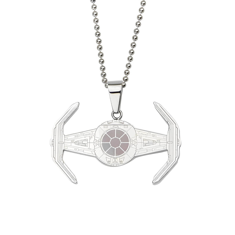 Star Wars TIE Fighter Stainless Steel 22" Chain Pendant Necklace product image