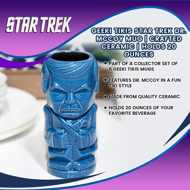 Geeki Tikis Star Trek Dr. McCoy Mug | Crafted Ceramic | Holds 20 Ounces product image 6 of 6