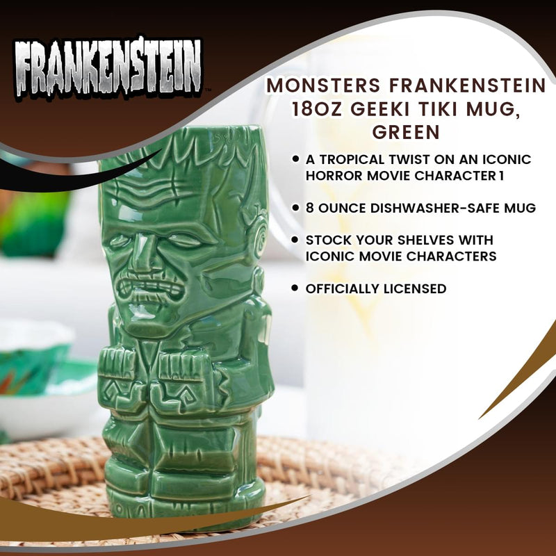 Geeki Tikis Monsters Frankenstein Ceramic Mug | Holds 18 Ounces product image 7 of 7