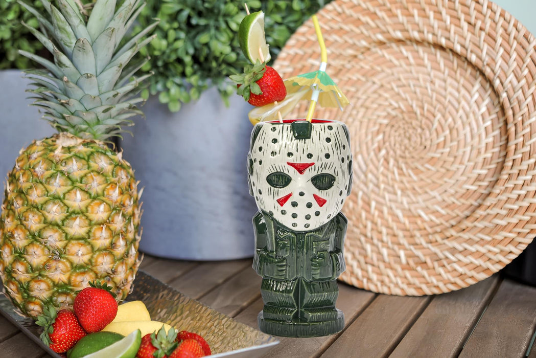 friday the 13th succulent Geeki Tikis Friday The 13th Jason Voorhees | Ceramic Tiki Mug