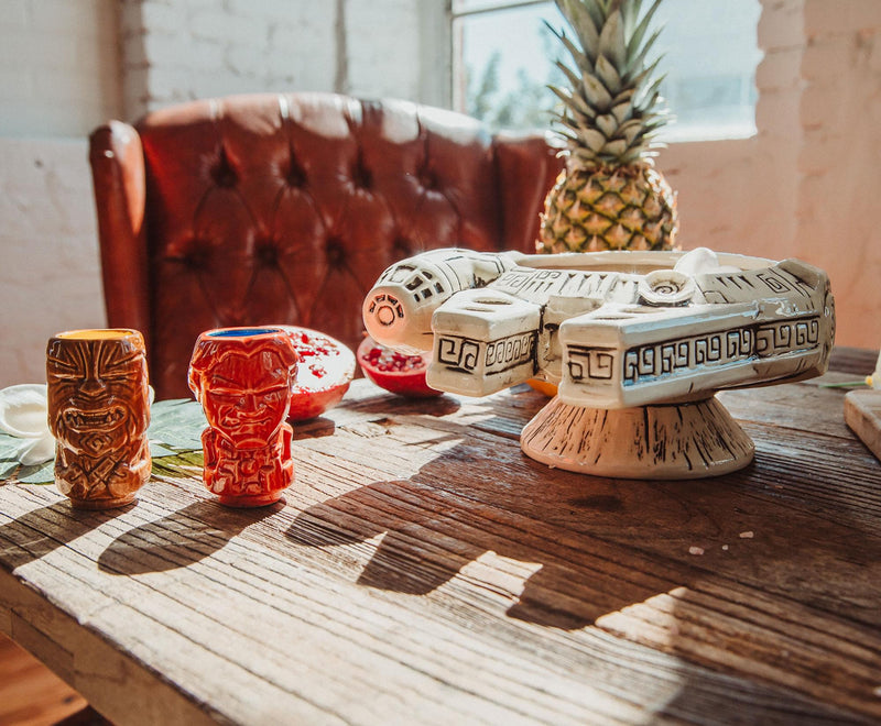 Geeki Tikis Star Wars Millennium Falcon Punch Bowl Set With Mini Muglets product image 3 of 8