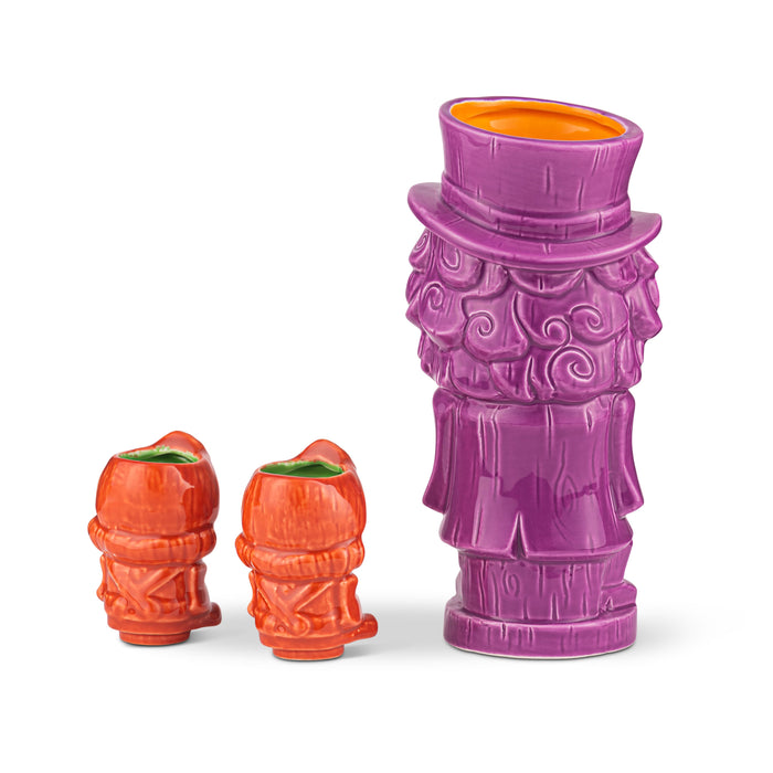 Geeki Tikis Willy Wonka And The Chocolate Factory Mug Set | Ceramic Tiki Cups