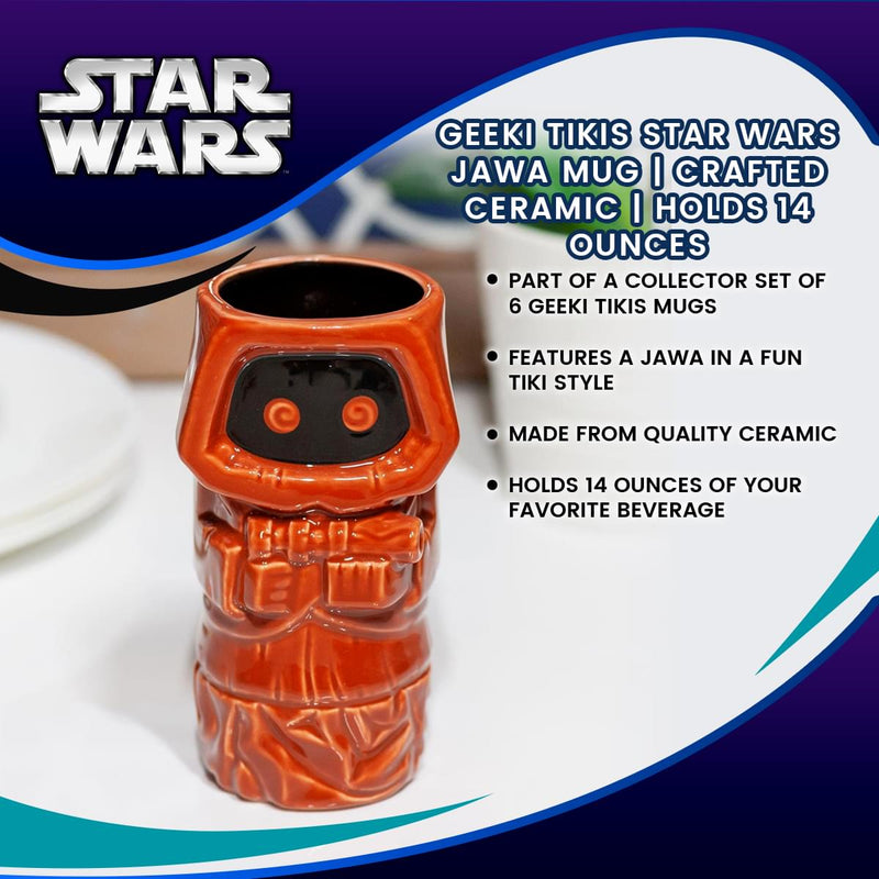 Geeki Tikis Star Wars Jawa Mug | Crafted Ceramic | Holds 14 Ounces product image 7 of 7