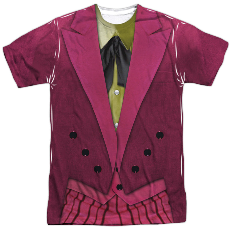 T-Shirt featuring design named Batman - Classic Joker Uniform (front & back), product image 1 of 2