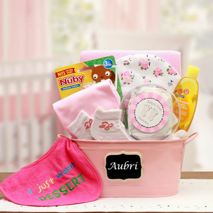 Baby Basics Gift Pail - Pink