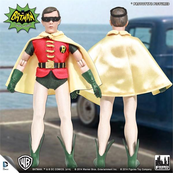 Batman Classic TV Series 8 Inch Deluxe Figurine: Robin With Removable Mask