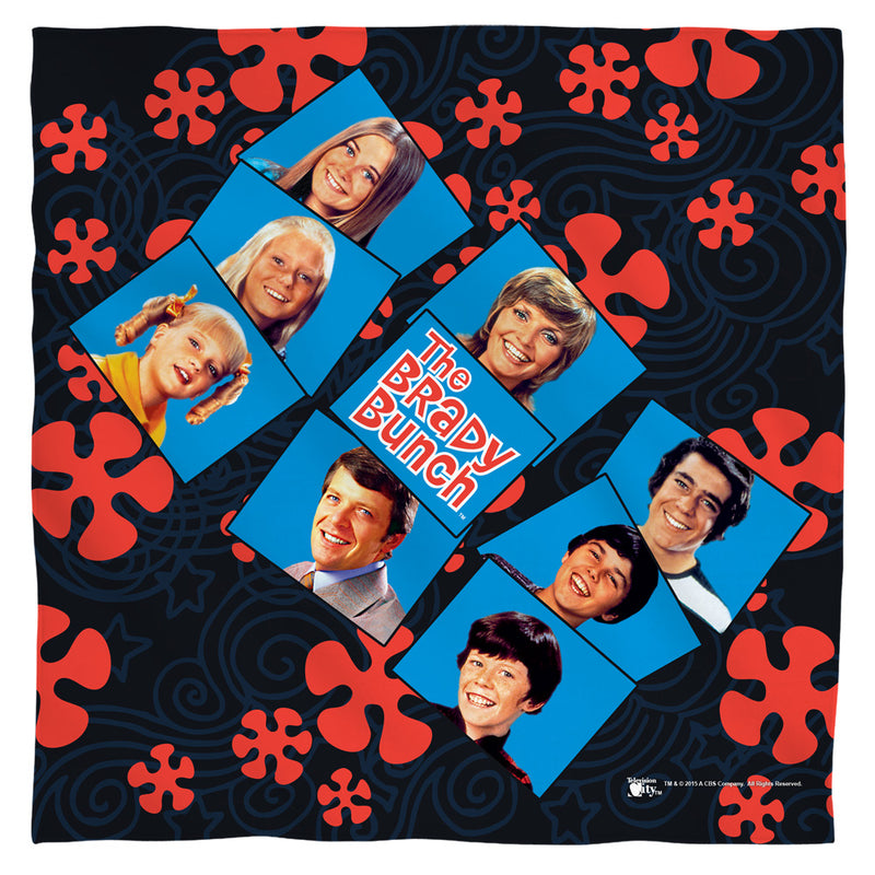 Bandana featuring design named Brady Bunch - Squares Bandana