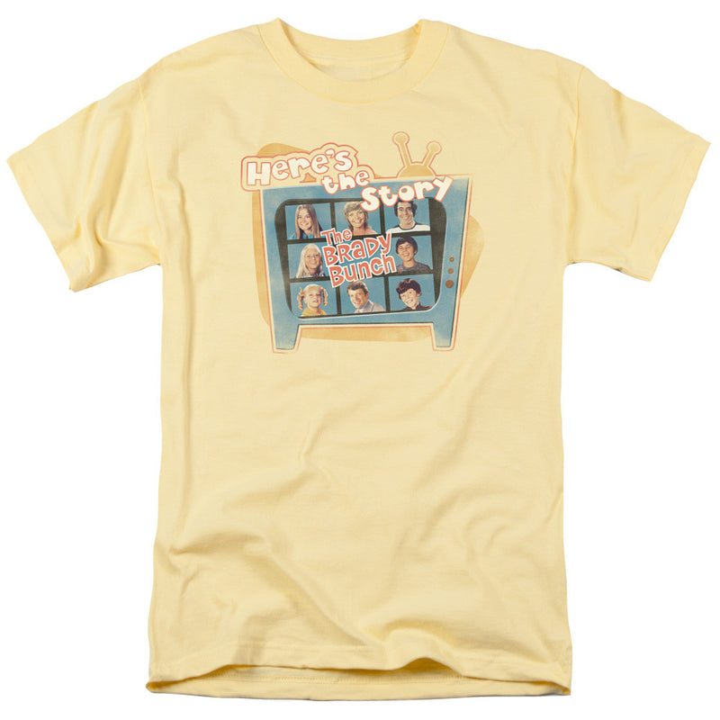 T-Shirt featuring design named Brady Bunch - Here’s the Story, product image 1 of 2