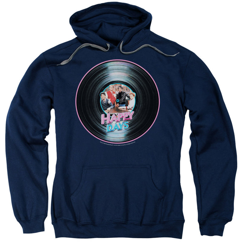 Hoodie featuring design named Happy Days - On the Record