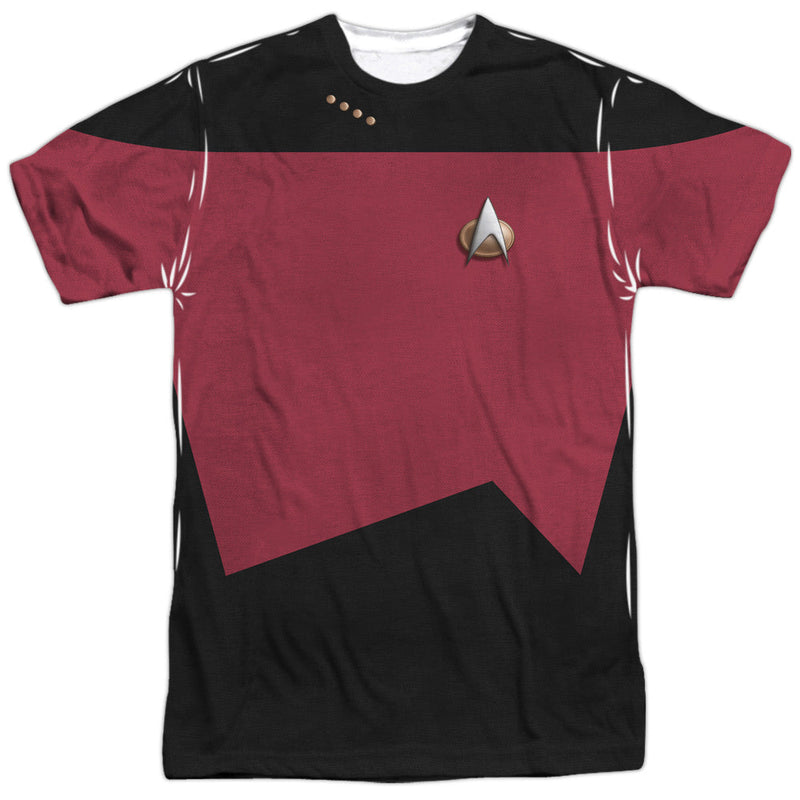 T-Shirt featuring design named TNG - Command Uniform (Front & Back), product image 1 of 3