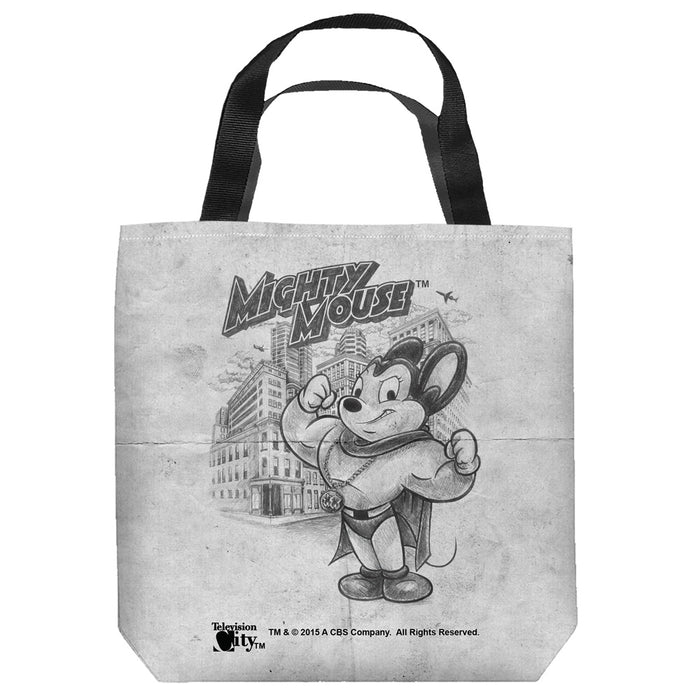 Mighty Mouse - Sketch Tote Bag