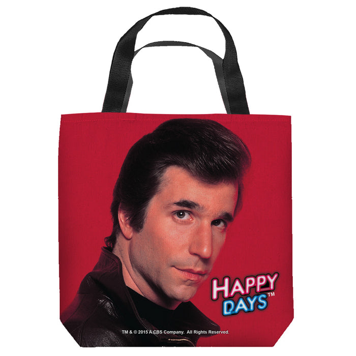 Happy Days - Red Fonz Tote Bag
