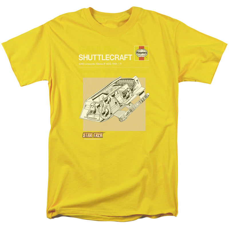 T-Shirt featuring design named Star Trek - Shuttle Manual