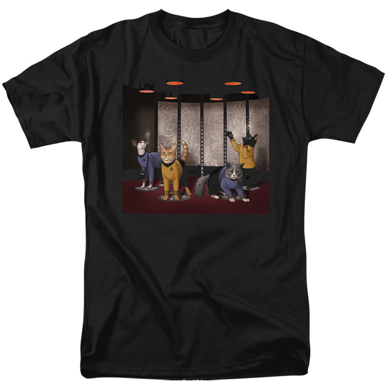 T-Shirt featuring design named Star Trek - Beam Meow Up