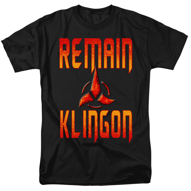 T-Shirt featuring design named Star Trek - Remain Klingon