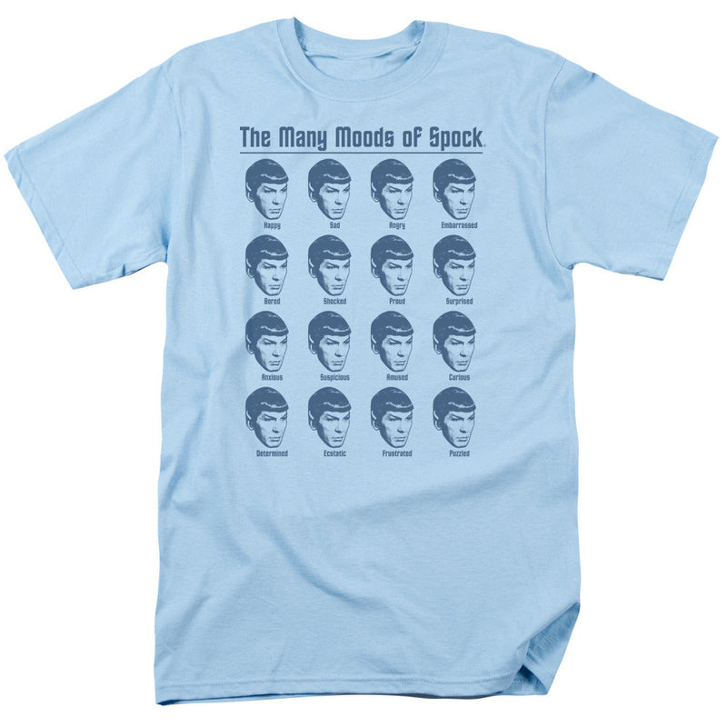 T-Shirt featuring design named Star Trek - Many Moods of Spock
