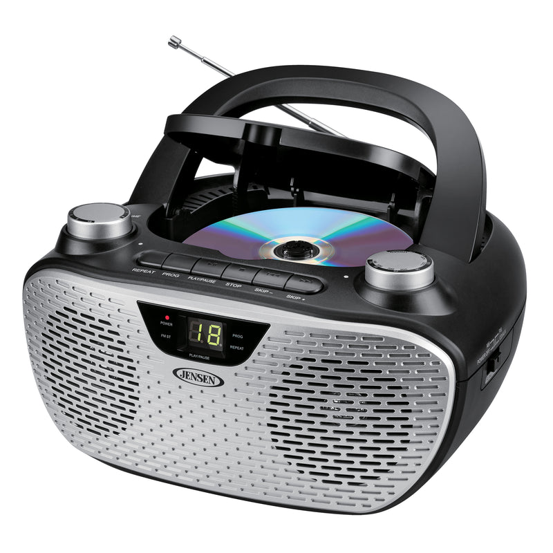 Jensen Portable Stereo Compact Disc Player with AM/FM Stereo Radio