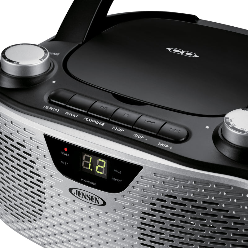 Jensen Portable Stereo Compact Disc Player with AM/FM Stereo Radio