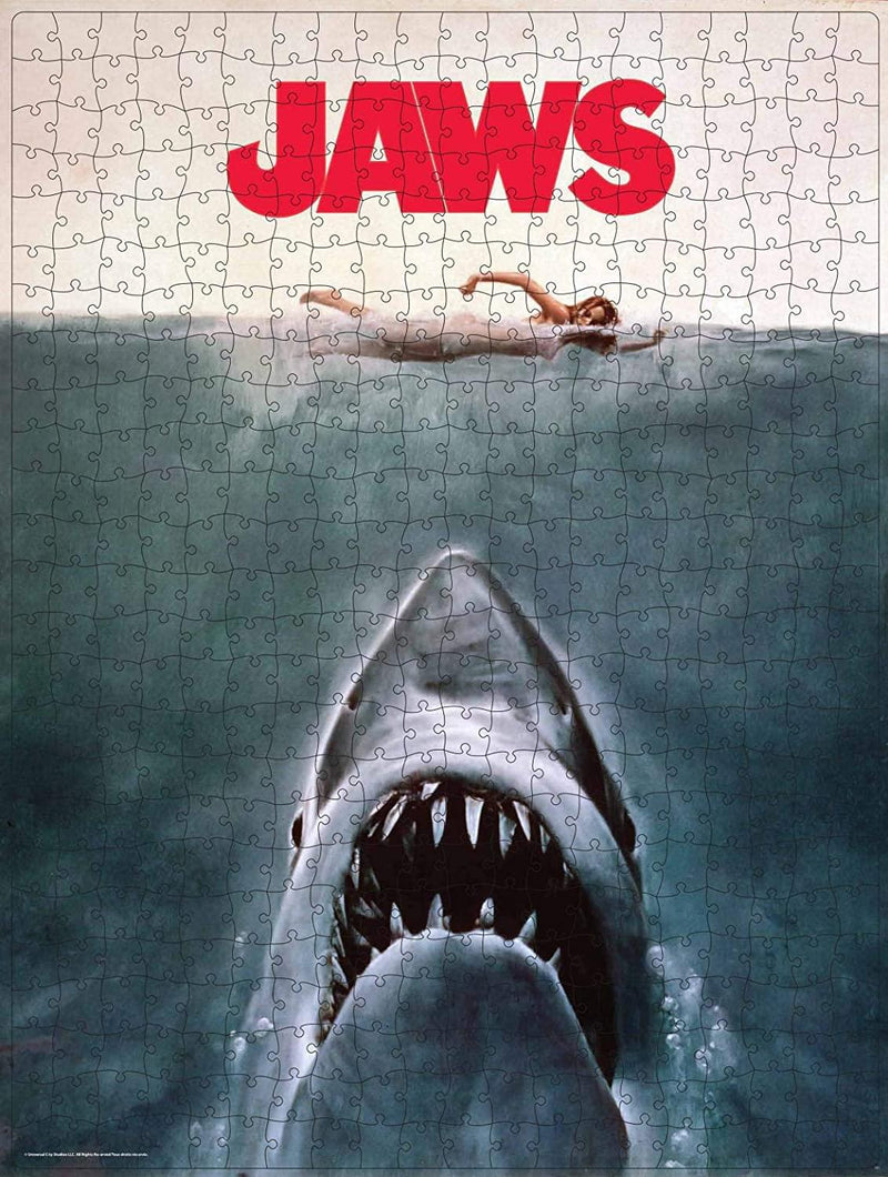 JAWS 500 Piece Jigsaw Puzzle in Plastic VHS Video Case product image 2 of 3
