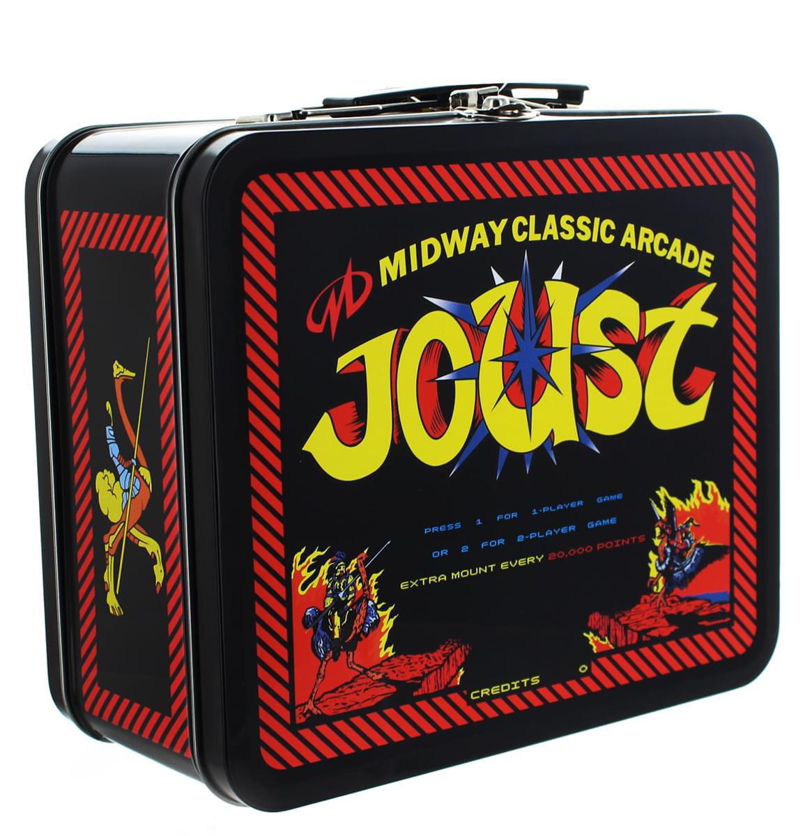 Midway Classic Arcade Tin Lunch Box, Joust | Free Shipping — MeTV Mall
