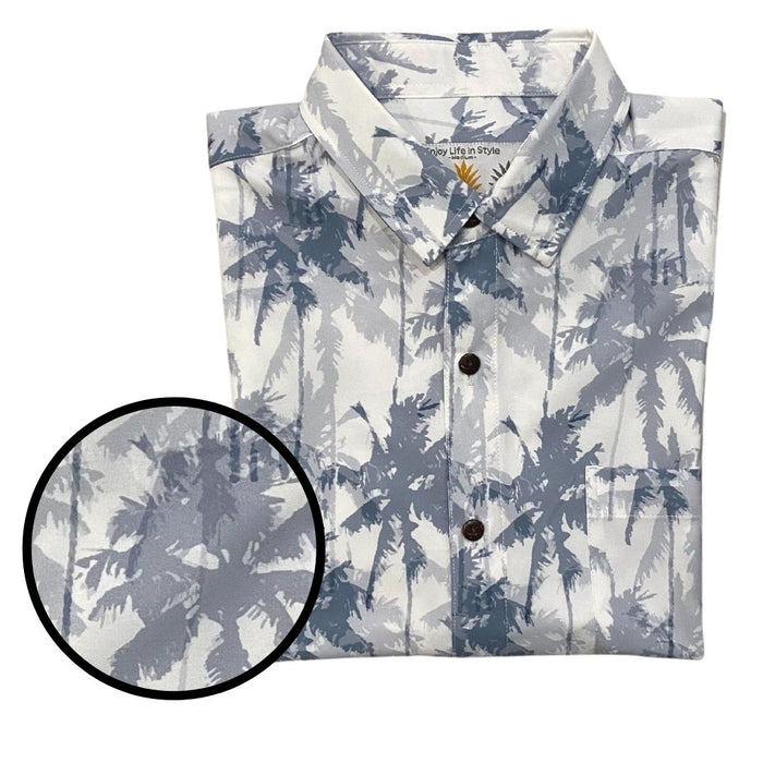 Super Stretch - Cali Palms Hawaiian Shirt