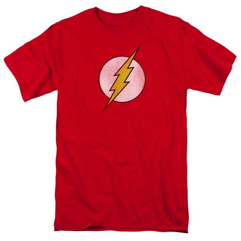 T-Shirt featuring design named Justice League - Flash Logo Distressed