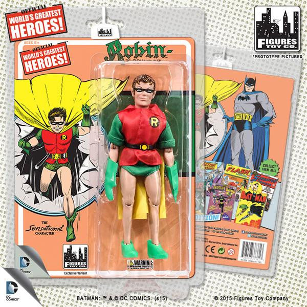DC Comics Retro "First Appearances" Series 1 Robin Action Figure (Yellow Cape)