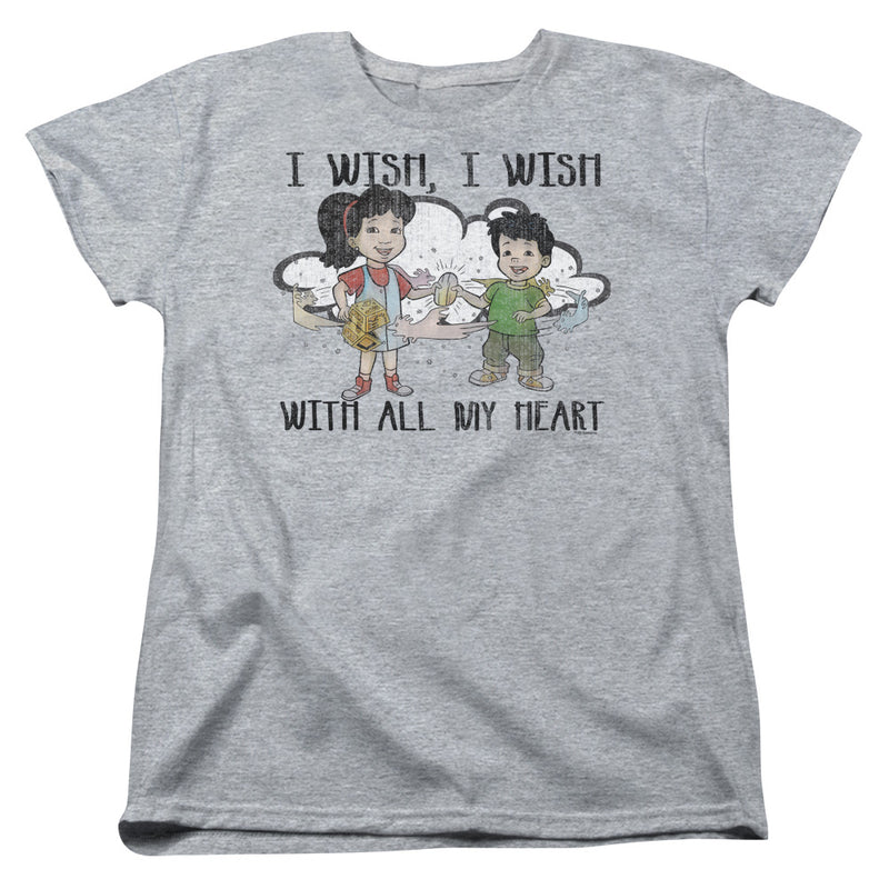 T-Shirt featuring design named Dragon Tales - I Wish with All My Heart, product image 2 of 2