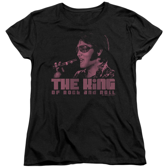 Elvis - The King (Purple Lines)